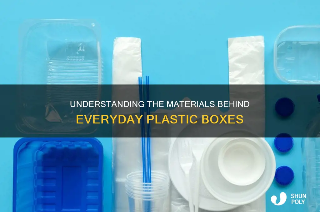 what is plastic boxes made up of