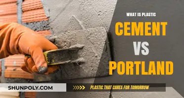 Plastic Cement vs. Portland: What's the Difference?