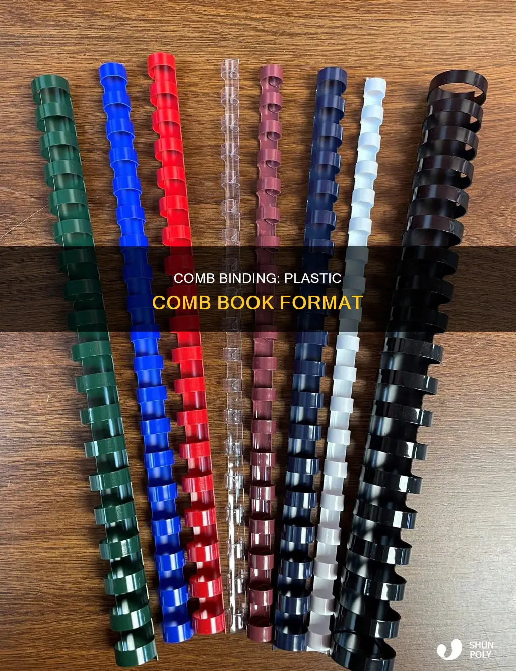 what is plastic comb book format