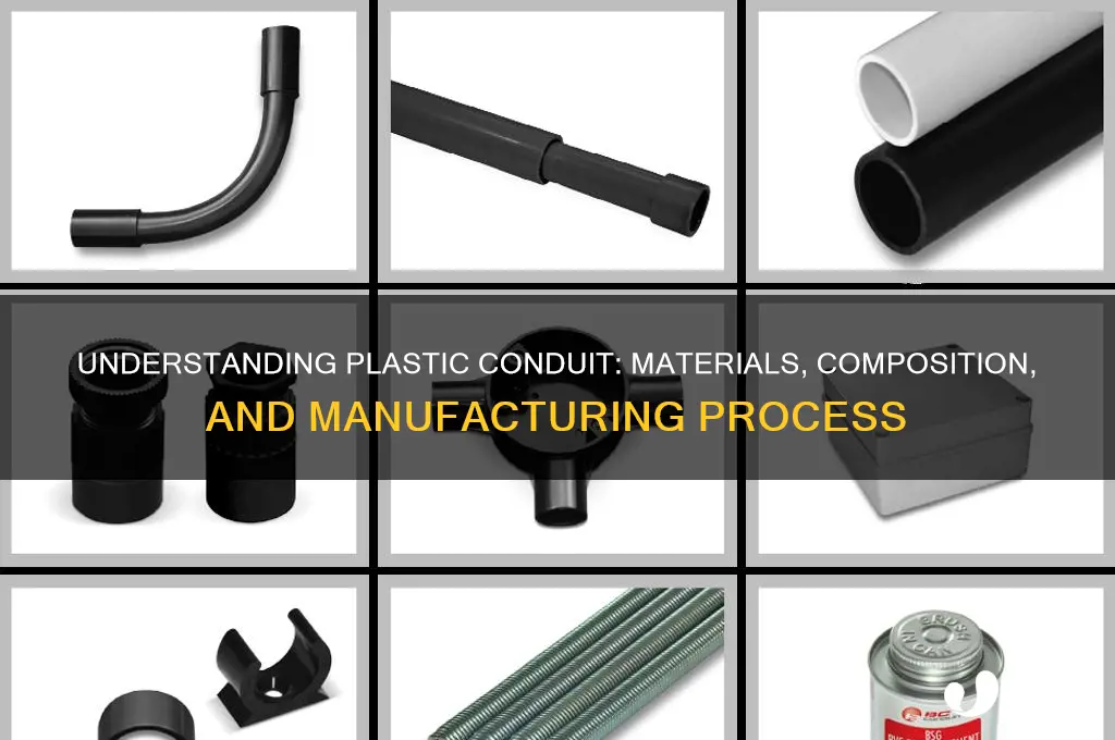 what is plastic conduit made of