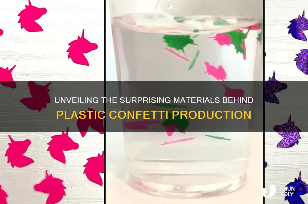 what is plastic confetti made of