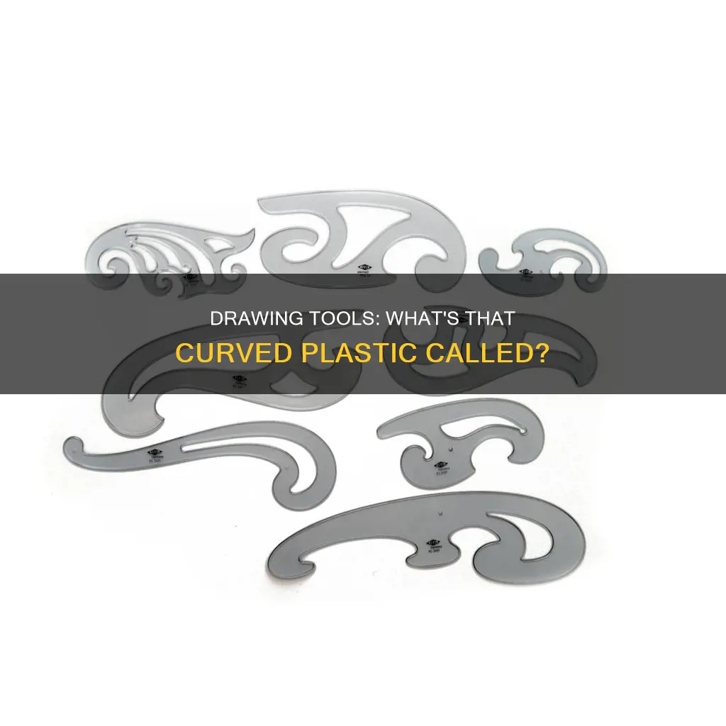 what is plastic curved drawing tool called
