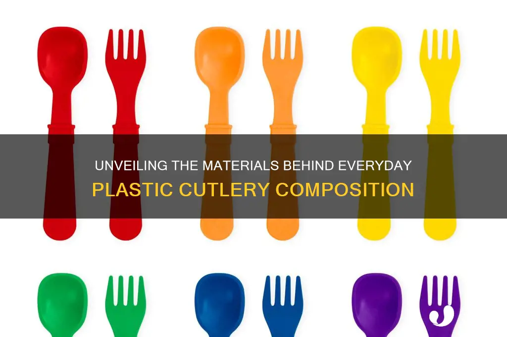 what is plastic cutlery made of