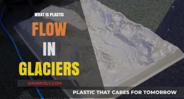How Plastic Flows in Glaciers