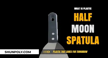 The Best Spatula: Plastic Half-Moon Shaped Tool