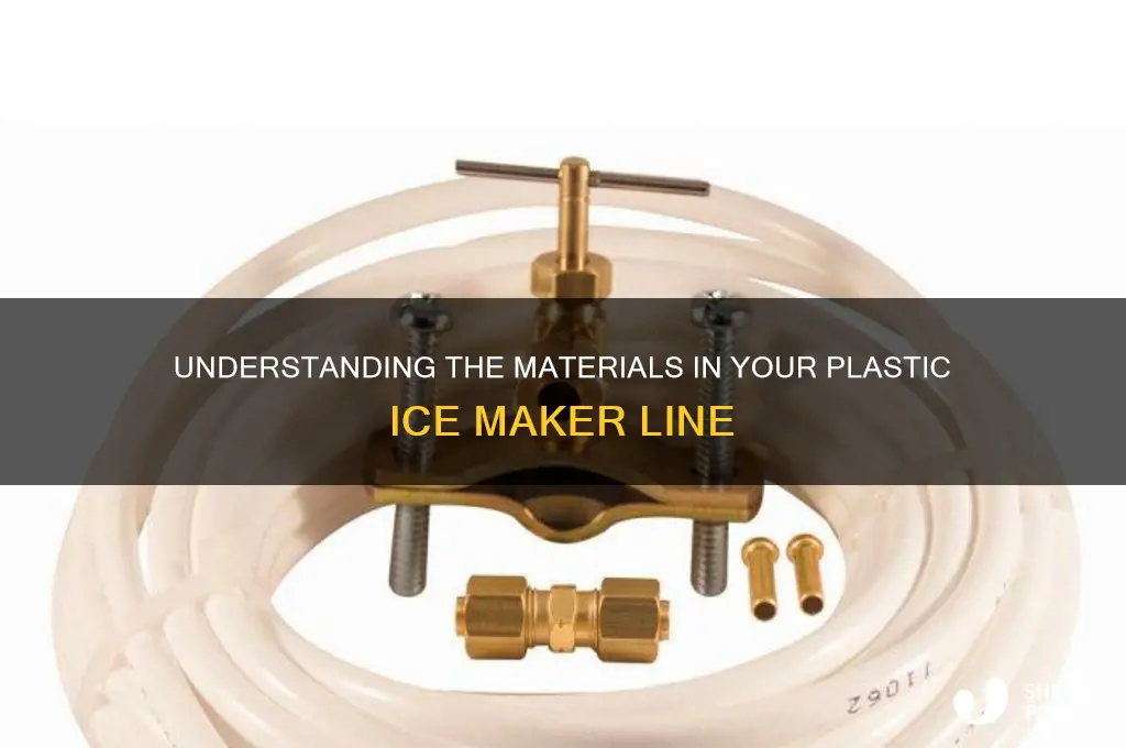 what is plastic ice maker line made of