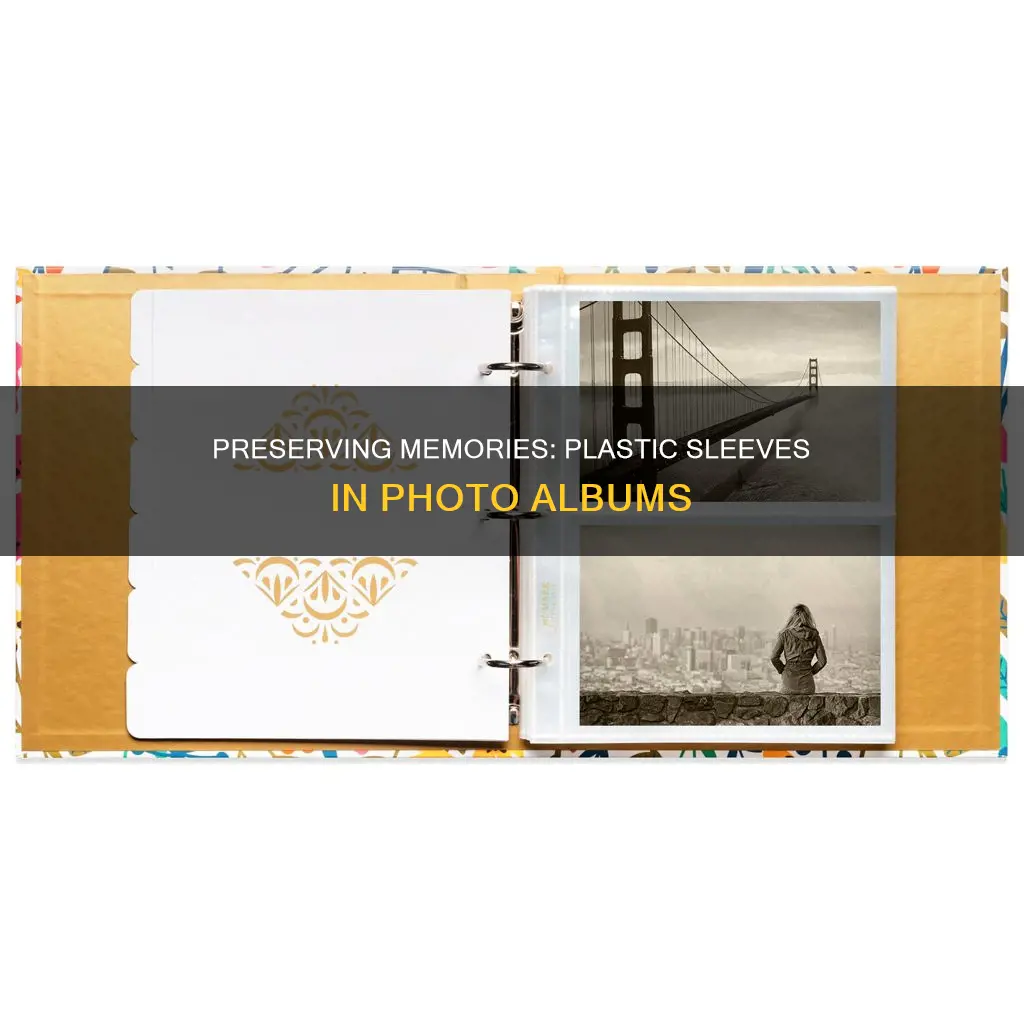 what is plastic in photo albums called