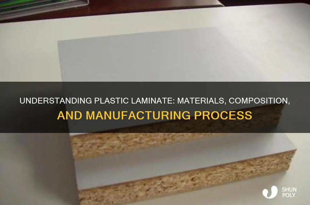 what is plastic laminate made of