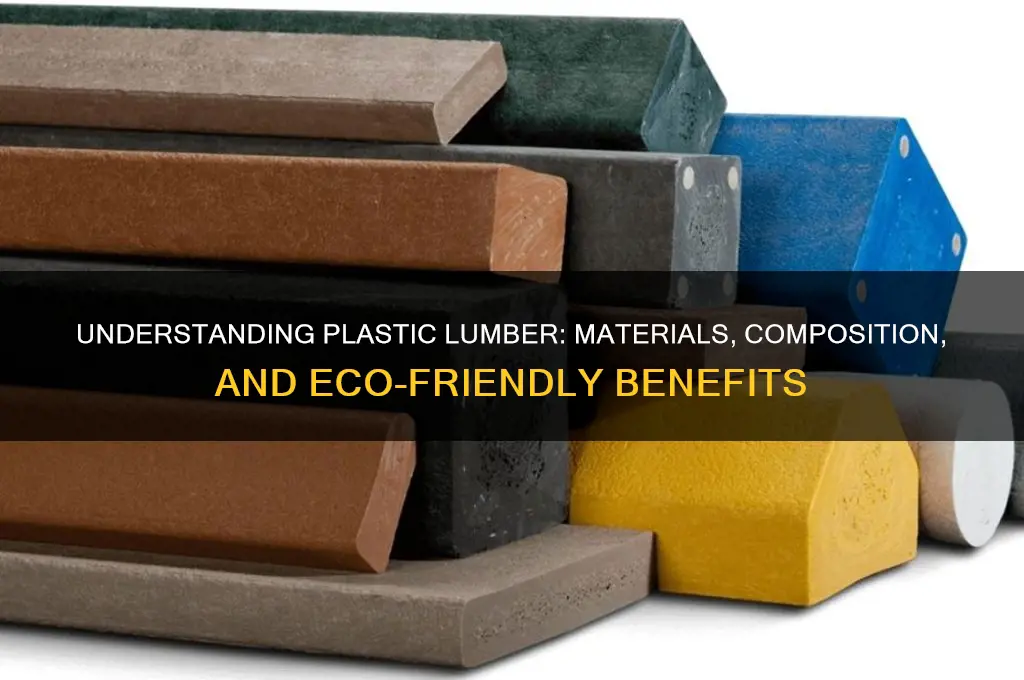 what is plastic lumber made of