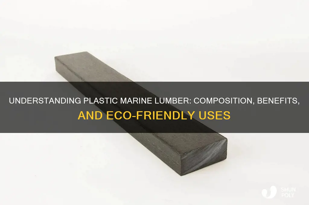 what is plastic marine lumber made of