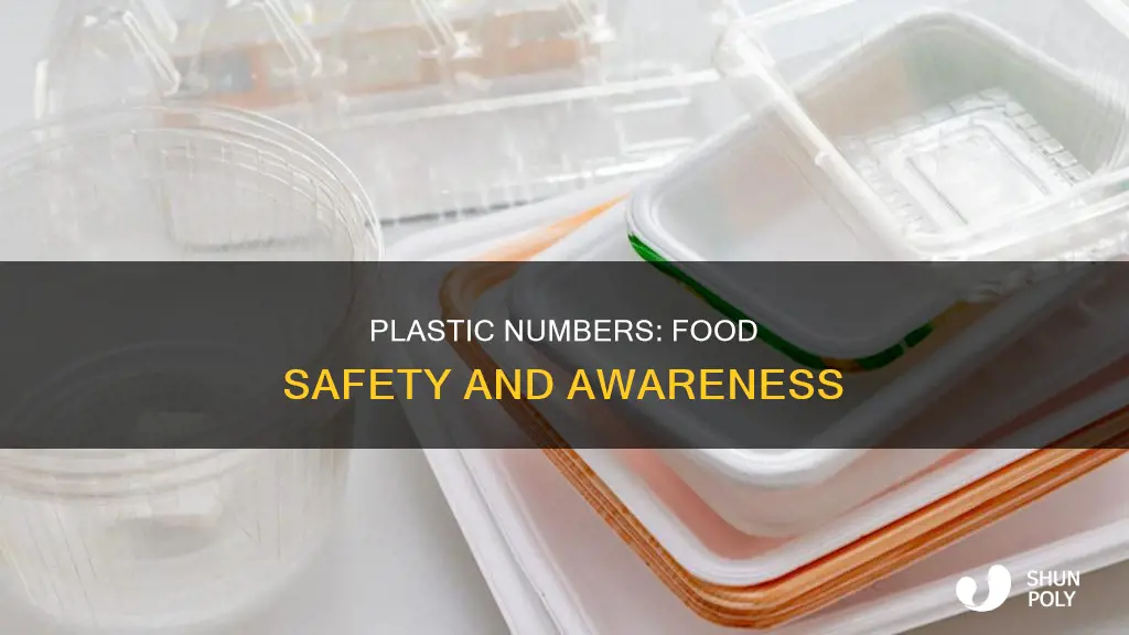 what is plastic number numbers and food