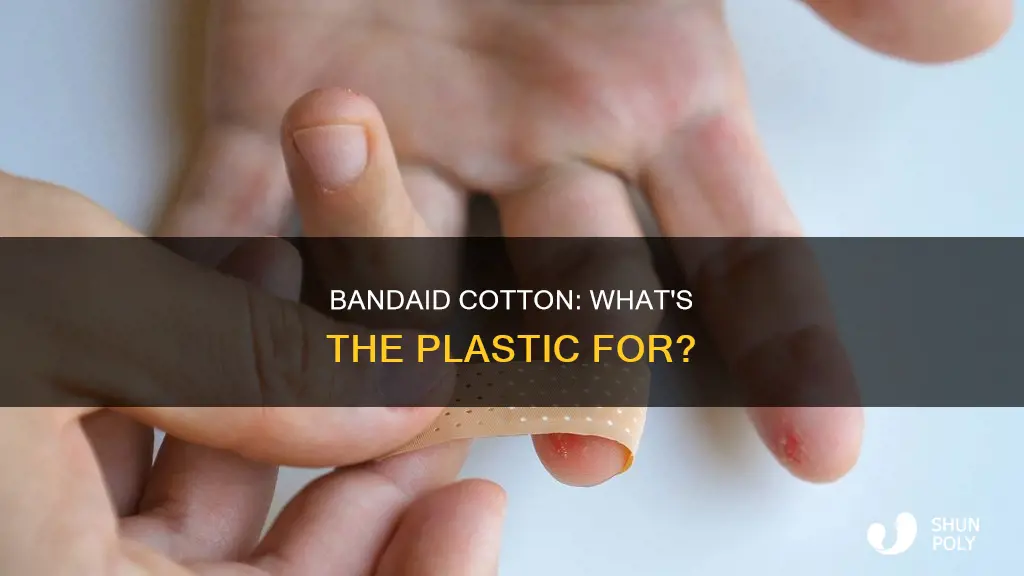what is plastic on bandaid cotton
