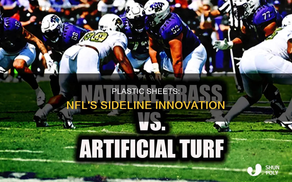 what is plastic on nfl sidelines