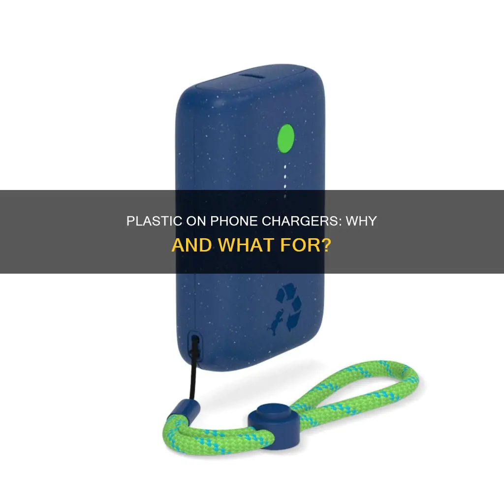 what is plastic on phone charger