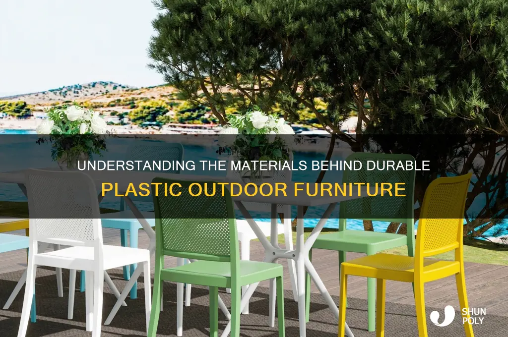 what is plastic outdoor furniture made of