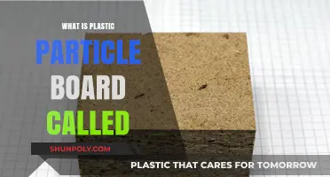 The Many Names of Plastic Particle Board