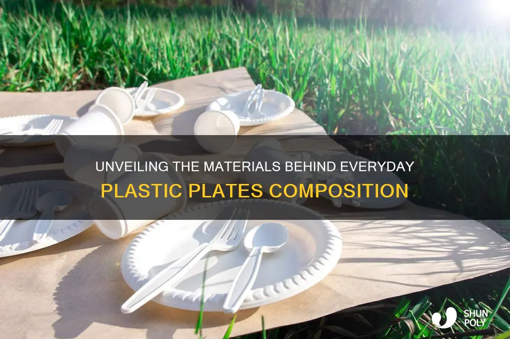 what is plastic plates made out of