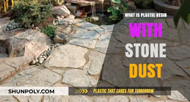 Resin and Stone Dust: A Creative Blend