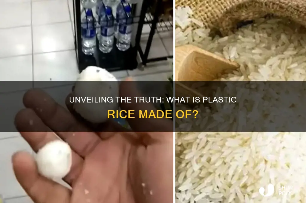 what is plastic rice made of