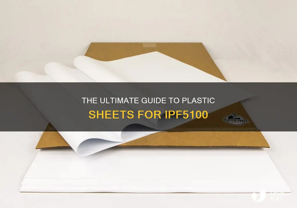 what is plastic sheet with ipf5100 for