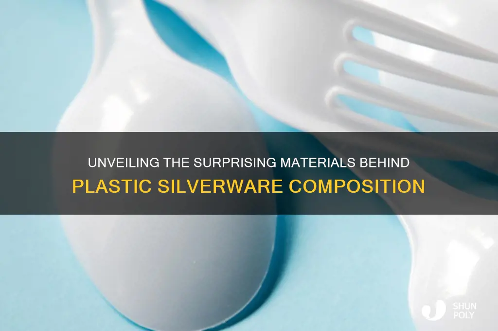 what is plastic silverware made from