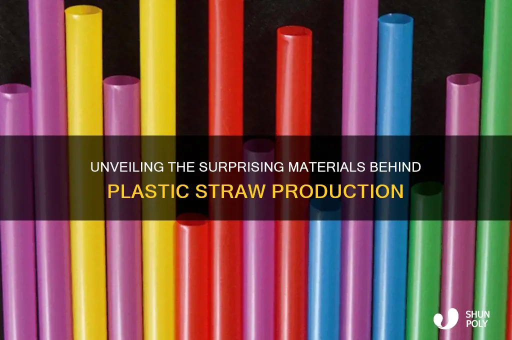 what is plastic straw made from