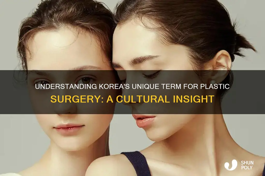 what is plastic surgery called in korea