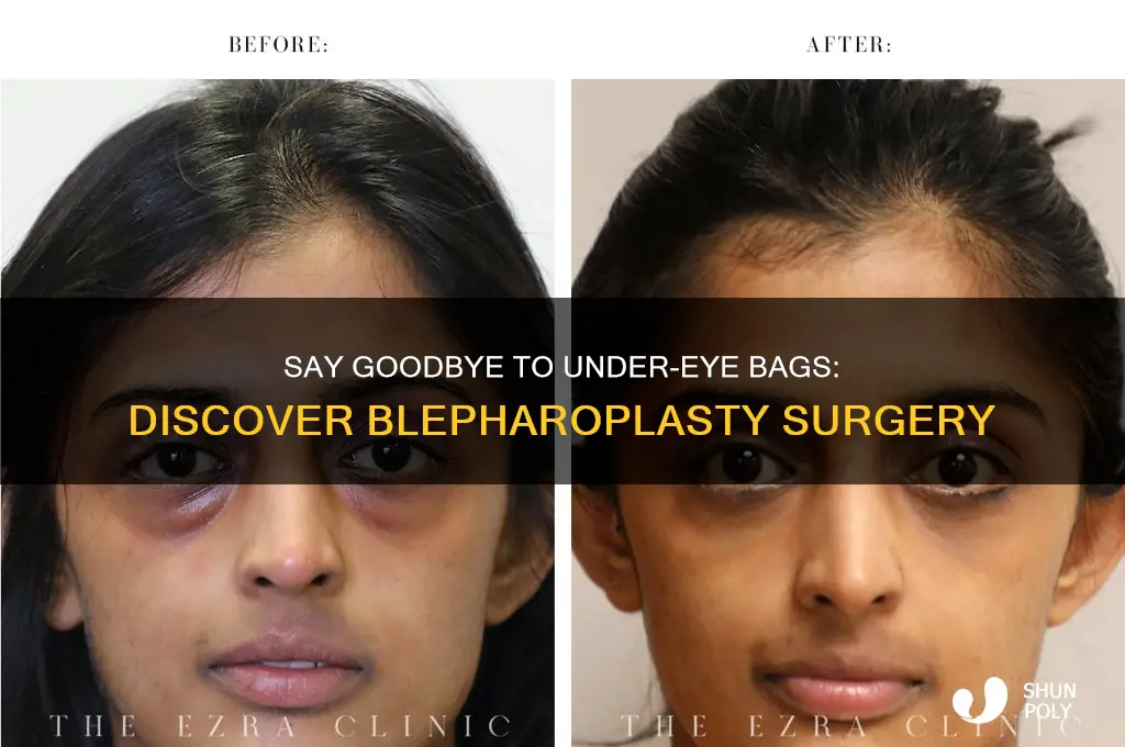 what is plastic surgery for bags under eyes called
