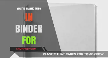 The Plastic Thing in Your Binder: What's It For?