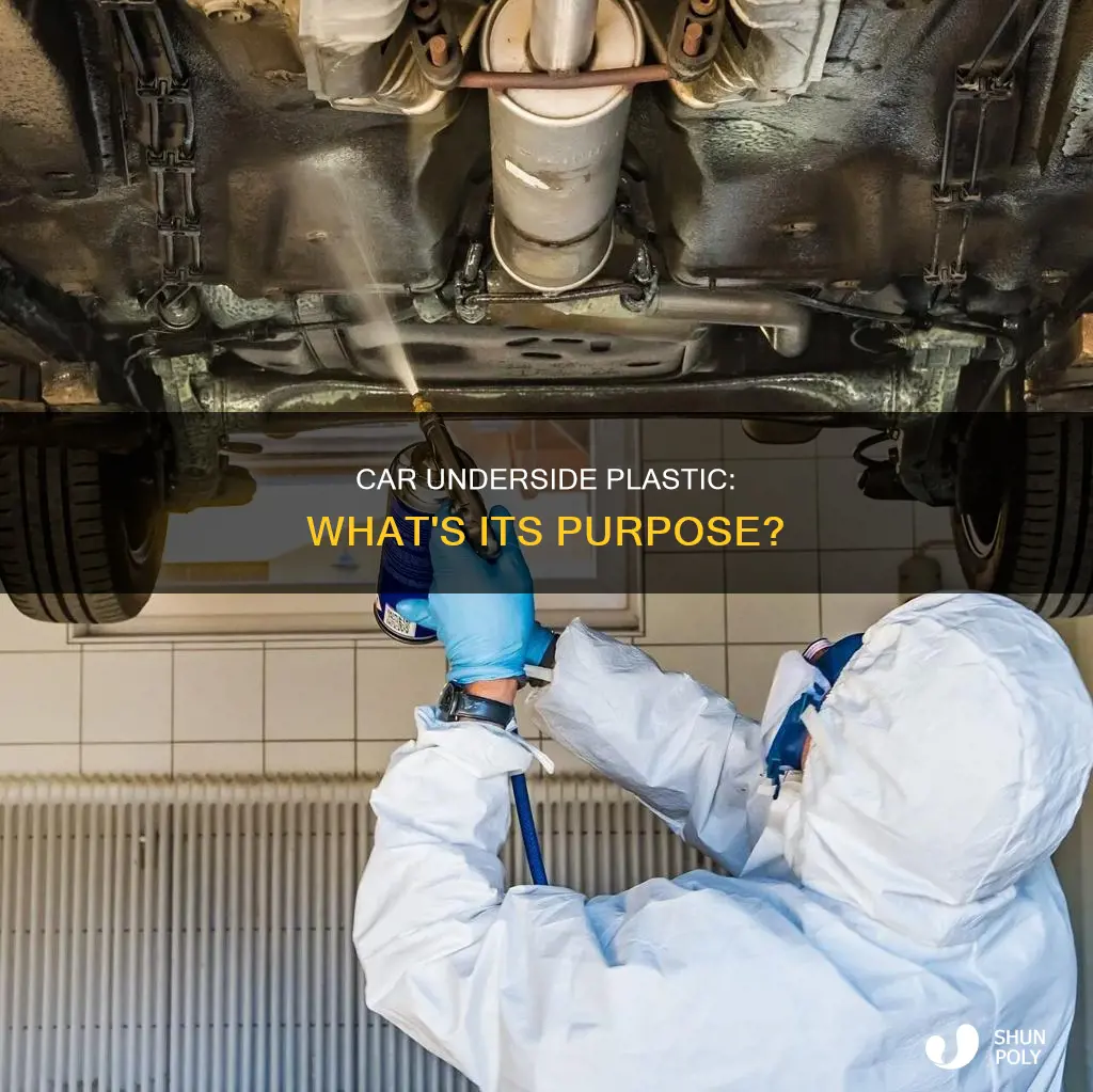 what is plastic under car called