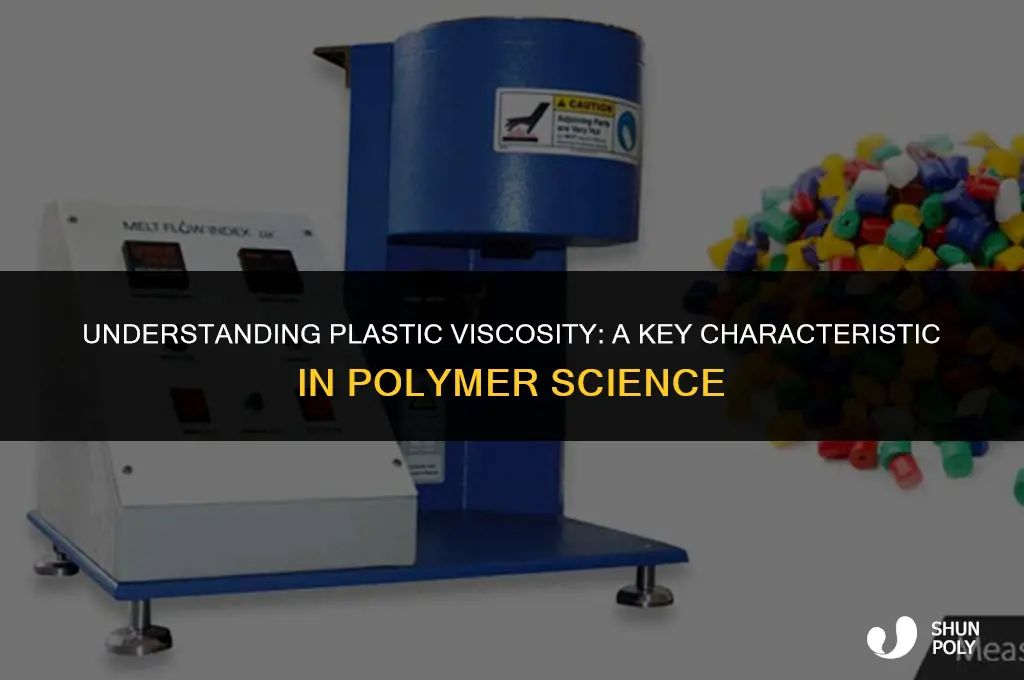 what is plastic viscosity and what does it characterize
