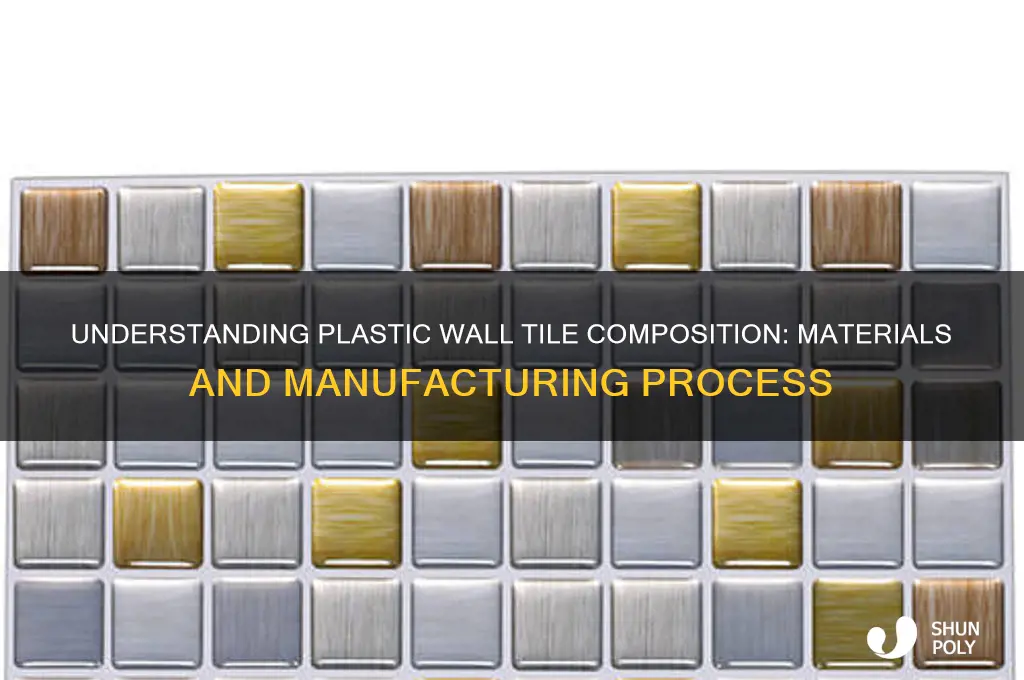 what is plastic wall tile made of