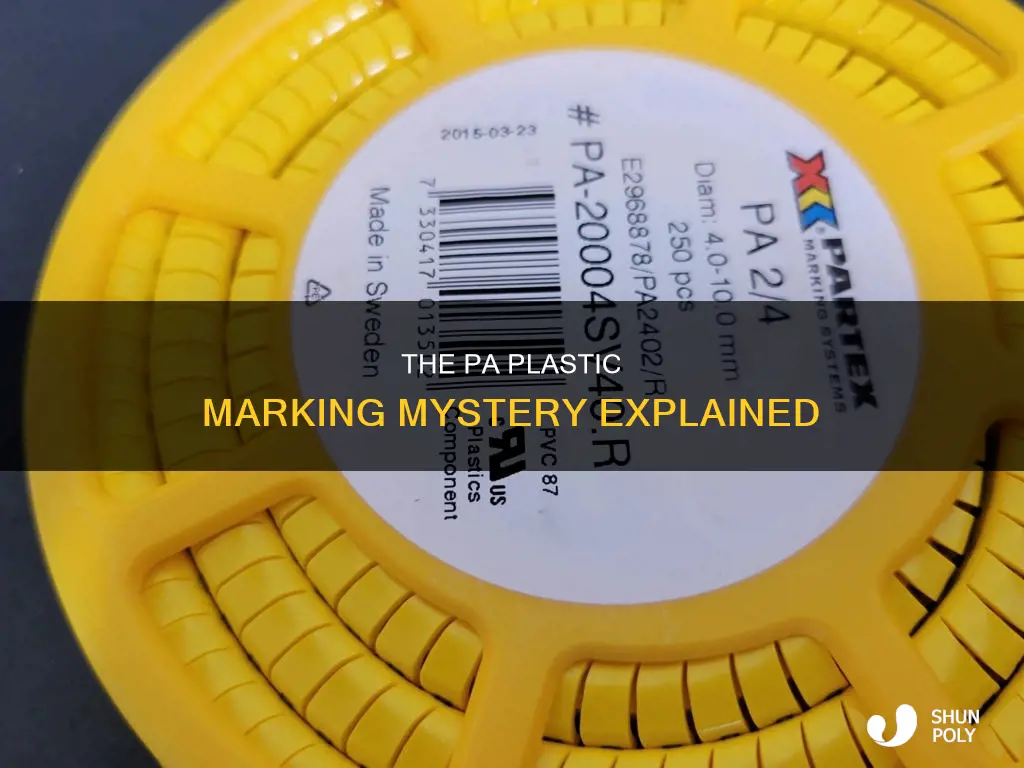 what is plastic with pa marking