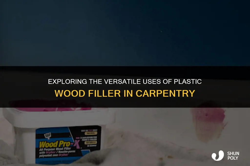 what is plastic wood filler used for