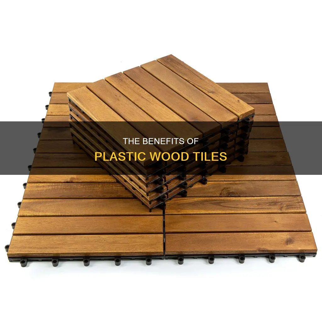 what is plastic wood tile called