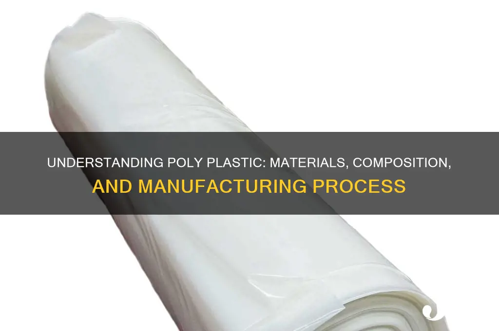 what is poly plastic made out of