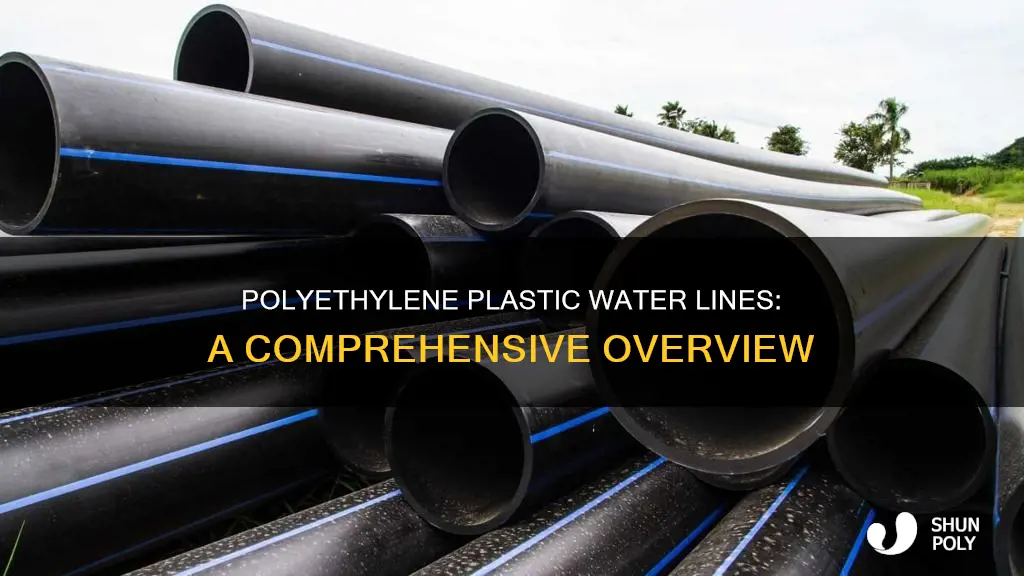 what is polyethylene plastic water lines