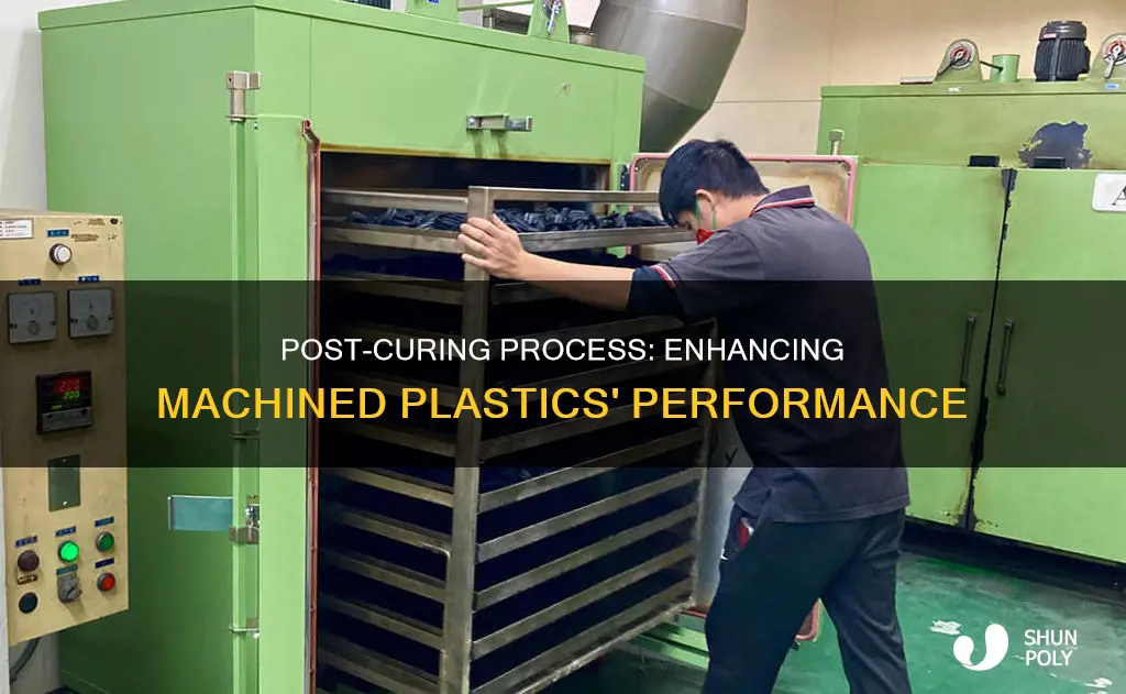 what is post curing machined plastic