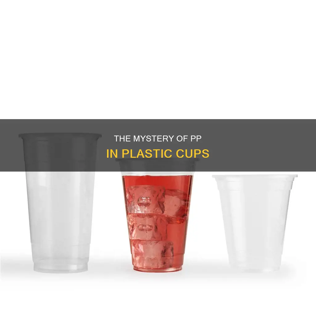 what is pp in plastic cups
