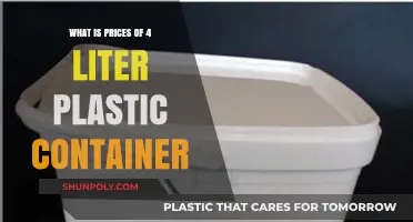 Affordable 4-Liter Plastic Containers: Price and Uses
