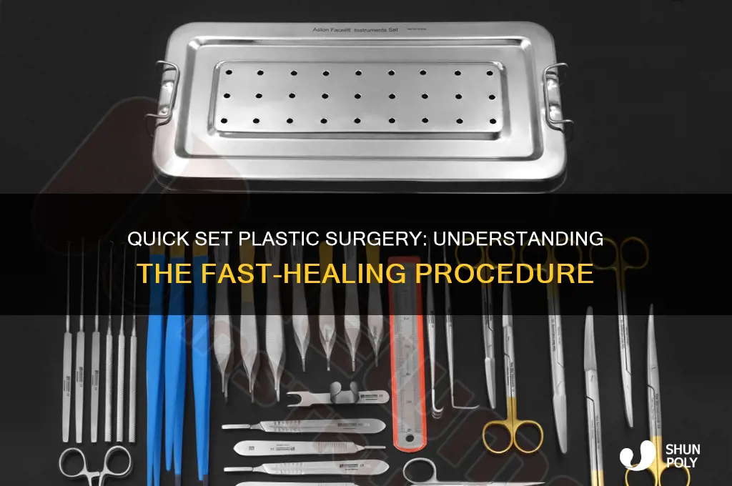 what is quick set plastic surgery