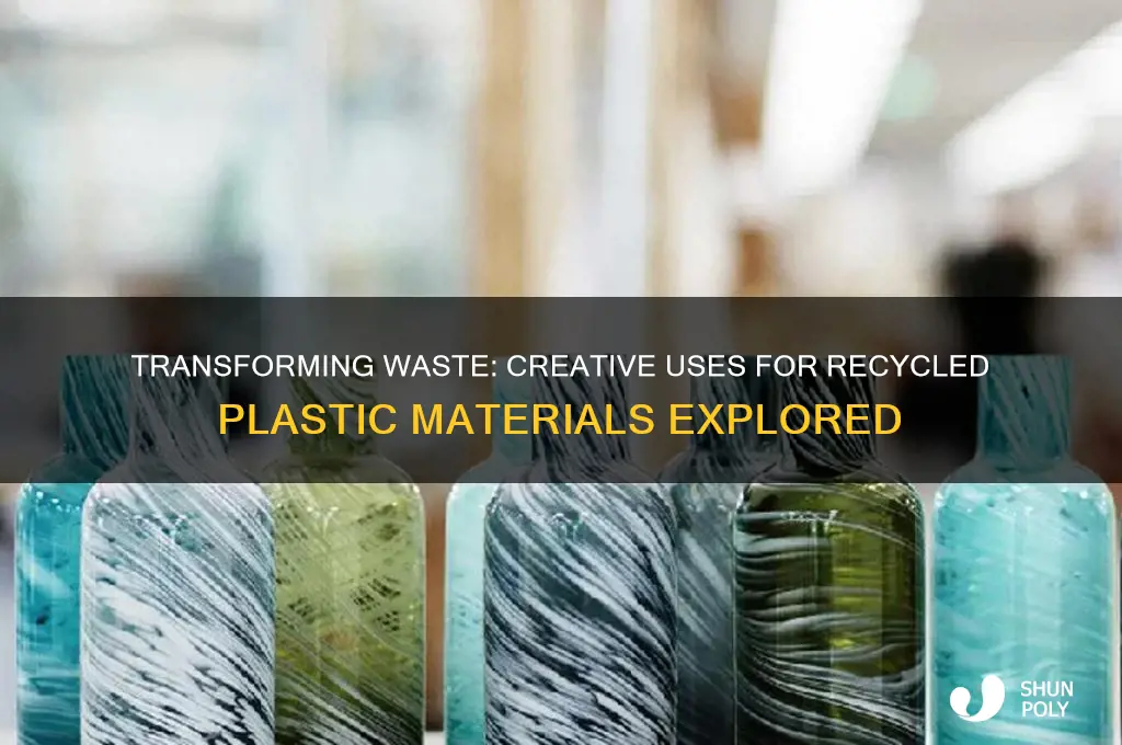 what is recycled plastic made into