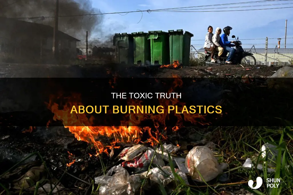 what is released when plastic is burned