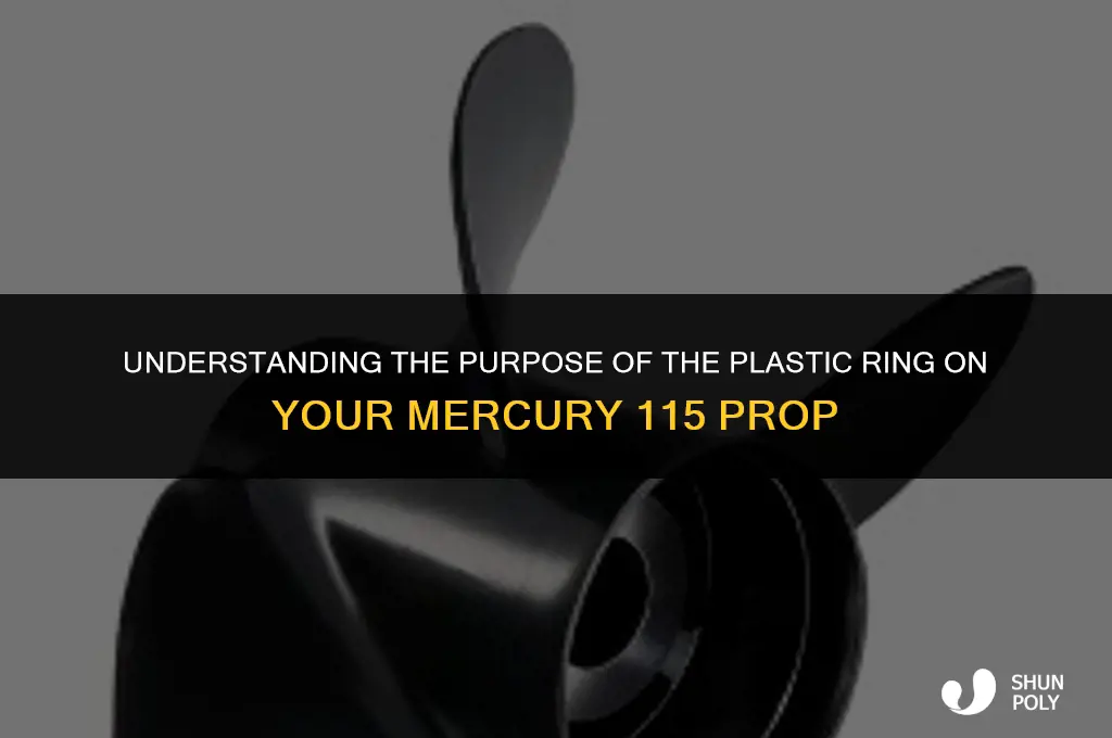 what is rhe plastic ring under my mercury 115 prop