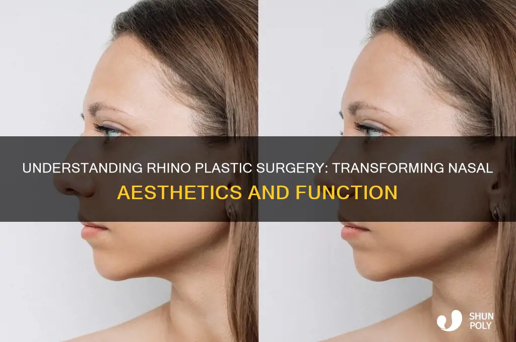 what is rhino plastic surgery