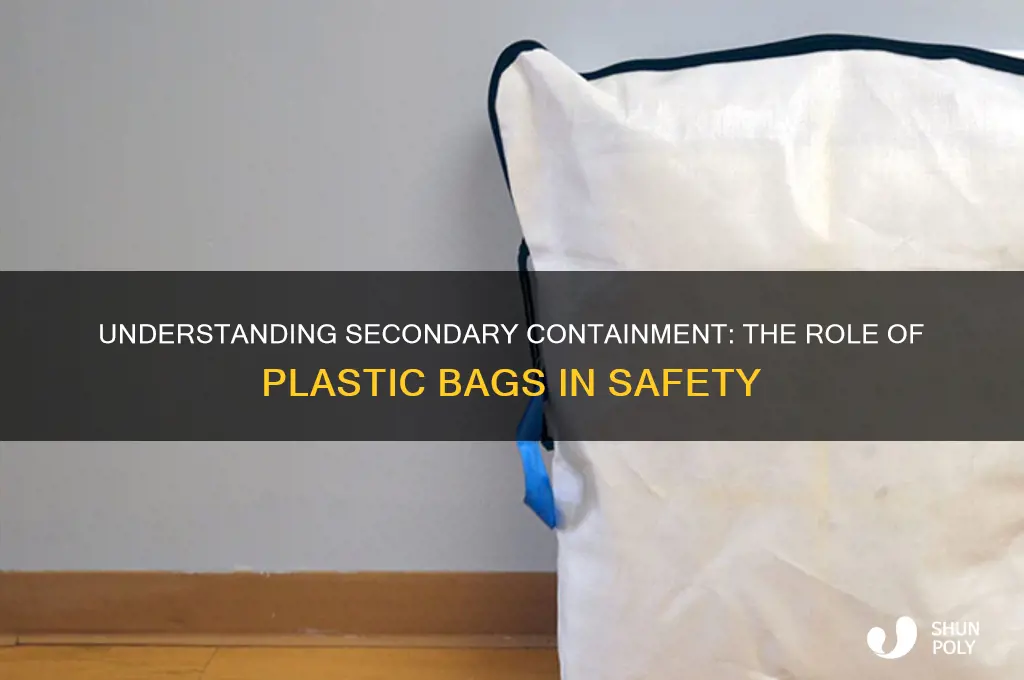 what is secondary containment plastic bag
