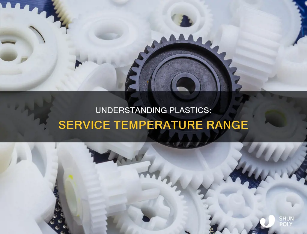 what is service temperature of plastics