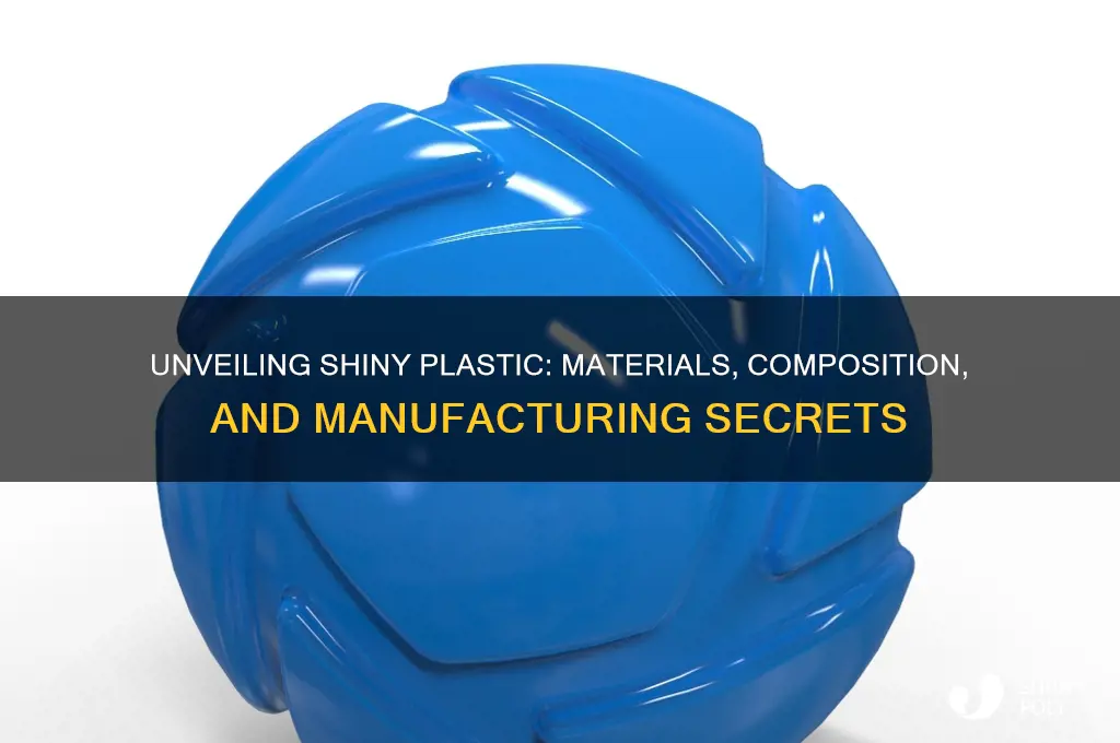 what is shiny plastic made of