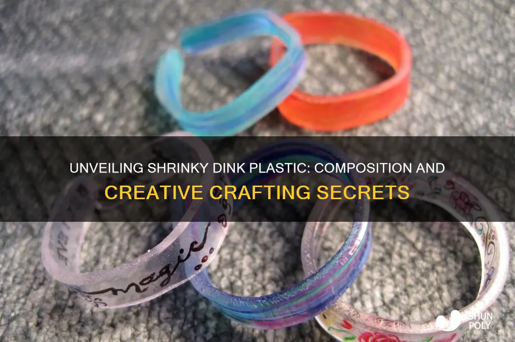 what is shrinky dink plastic made of