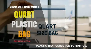 Understanding Quart-Sized Plastic Bags: Dimensions in Inches Explained